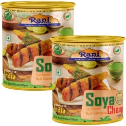 Soya Chaap (Plant Based Protein) - 30oz (1.875lbs) 850g, Pack Of 2 - Rani Brand Authentic Indian Products -Kitchen GUEST da4a479b db15 4aeb a3c2 d4c40e65123e