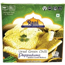 Rani Brand Authentic Indian Foods | Pappadums Green Chilli Papad -Kitchen GUEST dbea798b 228c 4b77 9adc 2b5246e4ae49