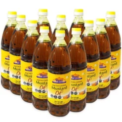 Mustard Oil (Kachi Ghani) - 33.8 Ounce (1 Liter) Pack Of 12 - Rani Brand Authentic Indian Products 19 Mustard Oil (Kachi Ghani) - 33.8 Ounce (1 Liter) Pack Of 12 - Rani Brand Authentic Indian Products -Kitchen GUEST de17c796 caa6 48e7 938d 4254b57be312
