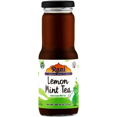 Lemon Mint Tea - 6.7 Fl Oz (200 Ml) Pack Of 6 - Rani Brand Authentic Indian Products 5 Lemon Mint Tea - 6.7 Fl Oz (200 Ml) Pack Of 6 - Rani Brand Authentic Indian Products - Image 4
