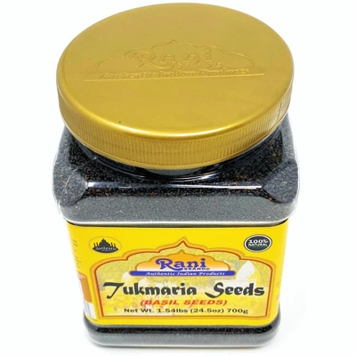 Tukmaria (Natural Holy Basil Seeds) - 22oz (1.38lbs) 624g - Rani Brand Authentic Indian Products 9 Tukmaria (Natural Holy Basil Seeds) - 22oz (1.38lbs) 624g - Rani Brand Authentic Indian Products - Image 7
