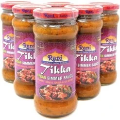 Tikka Curry Vegan Simmer Sauce - 14oz (400g) Pack Of 6 - Rani Brand Authentic Indian Products -Kitchen GUEST e4add12c b1dc 4678 9d3b 4e311c33045f