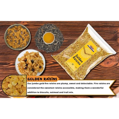 Golden Raisins - 80oz (5lbs) 2.27kg - Rani Brand Authentic Indian Products 4 Golden Raisins - 80oz (5lbs) 2.27kg - Rani Brand Authentic Indian Products - Image 2