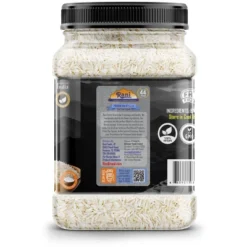 Silver White Basmati Rice Extra Long - 32oz (2lbs) PET Jar - Rani Brand Authentic Indian Products -Kitchen GUEST e698e9eb ac17 436b 8ee7 59d1e1ef36e7