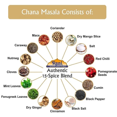 Rani Brand Authentic Indian Foods | Chana Masala, Garbanzo Curry 15-Spice Blend 6 Rani Brand Authentic Indian Foods | Chana Masala, Garbanzo Curry 15-Spice Blend - Image 4