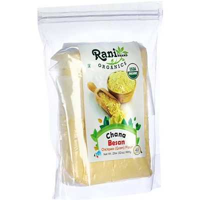 Organic Chana Besan (Chickpeas Flour, Gram) - Rani Brand Authentic Indian Products 5 Organic Chana Besan (Chickpeas Flour, Gram) - Rani Brand Authentic Indian Products - Image 3