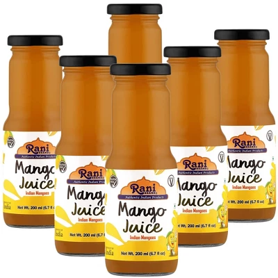 Mango Juice - 6.7 Fl Oz (200 Ml) Pack Of 6 - Rani Brand Authentic Indian Products 7 Mango Juice - 6.7 Fl Oz (200 Ml) Pack Of 6 - Rani Brand Authentic Indian Products - Image 5