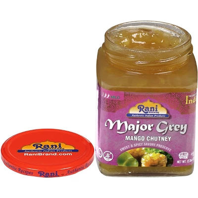 Major Grey Mango Chutney - 12.3oz (350g) - Rani Brand Authentic Indian Products 4 Major Grey Mango Chutney - 12.3oz (350g) - Rani Brand Authentic Indian Products - Image 2