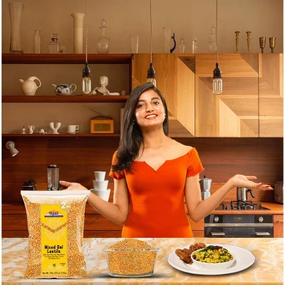 Mixed Dal (5 Split Dals) - 32oz (2lbs) 908g - Rani Brand Authentic Indian Products 3 Mixed Dal (5 Split Dals) - 32oz (2lbs) 908g - Rani Brand Authentic Indian Products