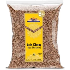 Kala Chana (Desi Chickpeas With Skin) - 128oz (8lbs) 3.63kg - Rani Brand Authentic Indian Products -Kitchen GUEST efdb1c42 ae4e 4d6f ae43 ea324ec2c542