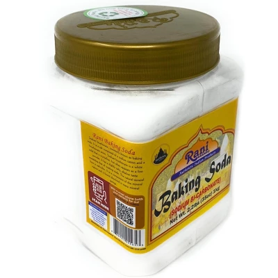 Baking Soda (SODIUM BI-CARBONATE) - 35oz (2.2lbs) 1kg PET Jar - Rani Brand Authentic Indian Products 5 Baking Soda (SODIUM BI-CARBONATE) - 35oz (2.2lbs) 1kg PET Jar - Rani Brand Authentic Indian Products - Image 3