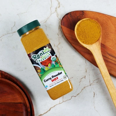 Organic Curry Powder Hot, Indian 9-Spice Blend - 16oz (1lb) - Rani Brand Authentic Indian Products 3 Organic Curry Powder Hot, Indian 9-Spice Blend - 16oz (1lb) - Rani Brand Authentic Indian Products