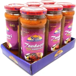 Tandoori Vegan Simmer Sauce - 14oz (400g) Pack Of 6 - Rani Brand Authentic Indian Products