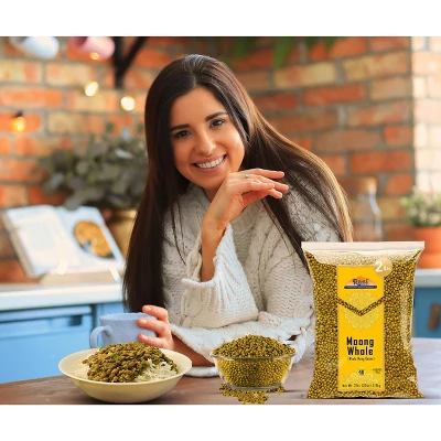 Moong Whole (Whole Mung Beans W/Skin) - 32oz (2lbs) 908g - Rani Brand Authentic Indian Products 3 Moong Whole (Whole Mung Beans W/Skin) - 32oz (2lbs) 908g - Rani Brand Authentic Indian Products