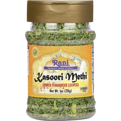 Fenugreek Leaves Dried (Kasoori Methi) - 1oz (28g) - Rani Brand Authentic Indian Products 10 Fenugreek Leaves Dried (Kasoori Methi) - 1oz (28g) - Rani Brand Authentic Indian Products - Image 8