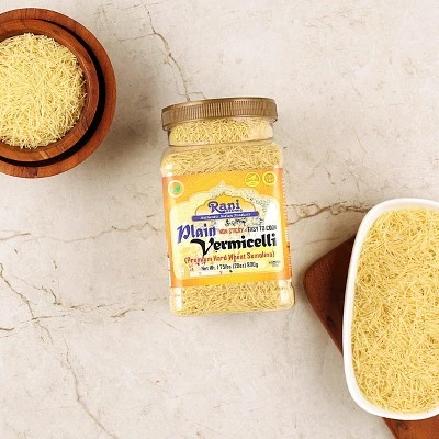 Plain Vermicelli (Wheat Noodles) - 28oz (1.75lbs) 800g PET Jar - Rani Brand Authentic Indian Products 3 Plain Vermicelli (Wheat Noodles) - 28oz (1.75lbs) 800g PET Jar - Rani Brand Authentic Indian Products